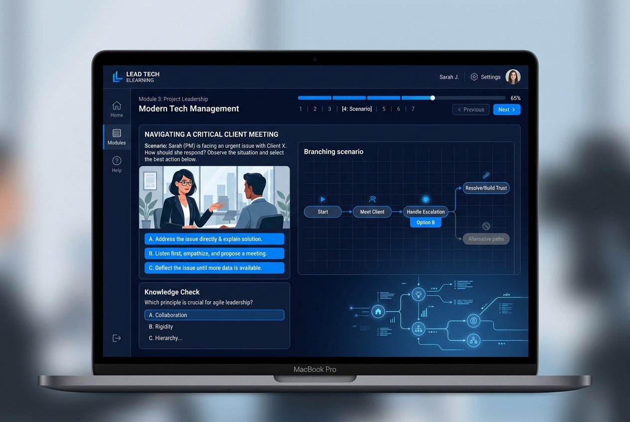 eLearning Module Mockup